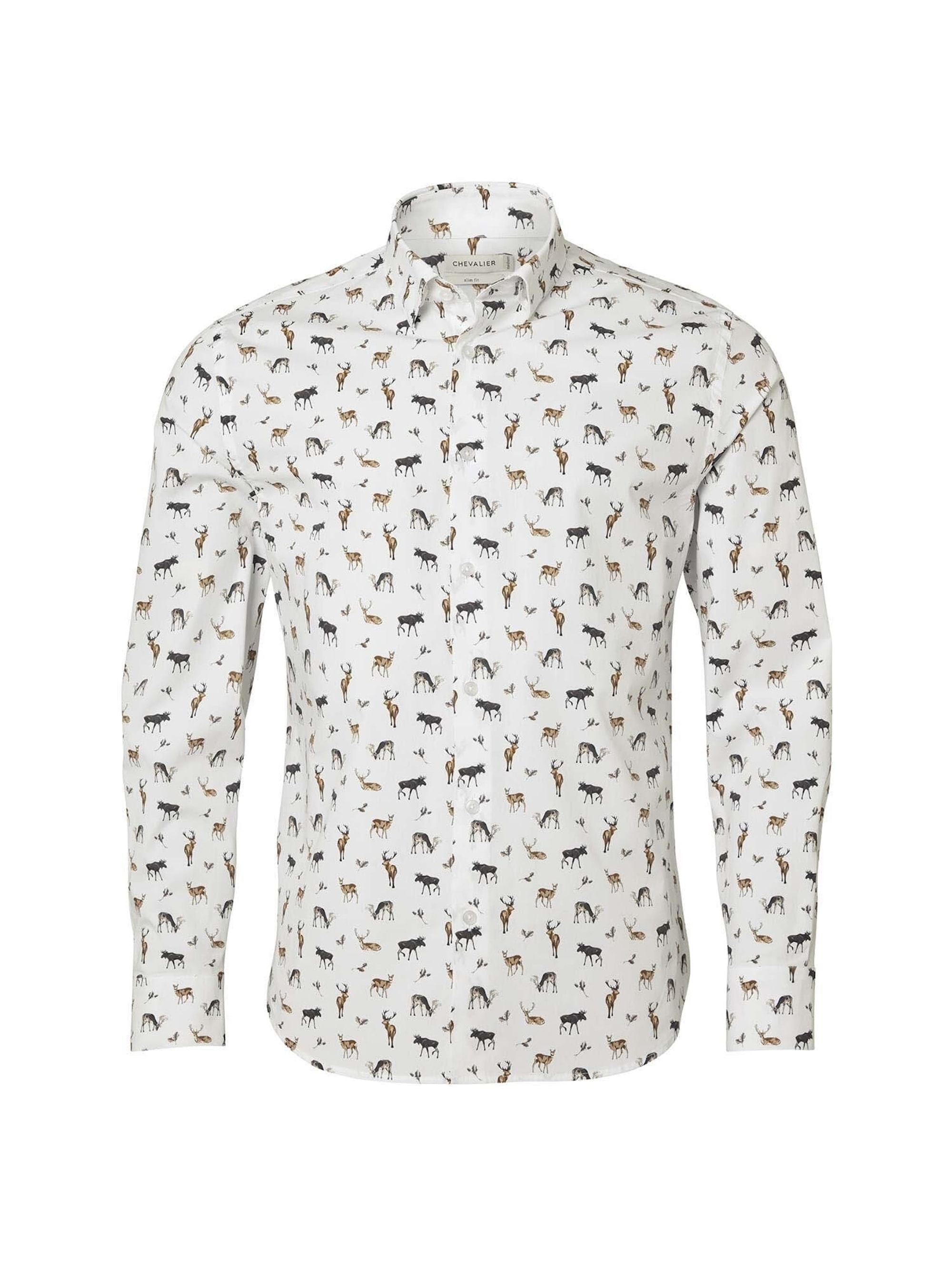 Chevalier Danson Contemporary Fit Shirt Men Royal L