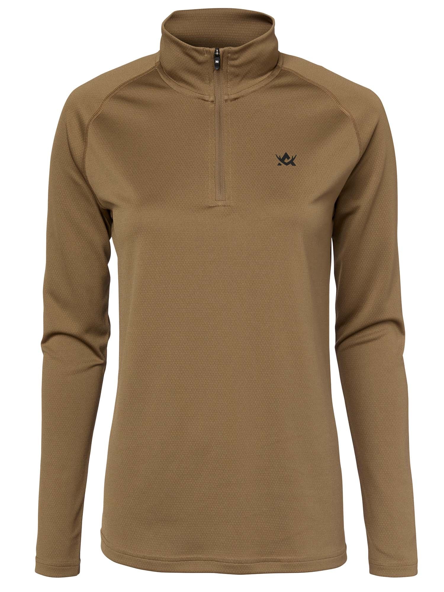 Alaska 1795 CoolDry Half-Zip Top Women Gravel