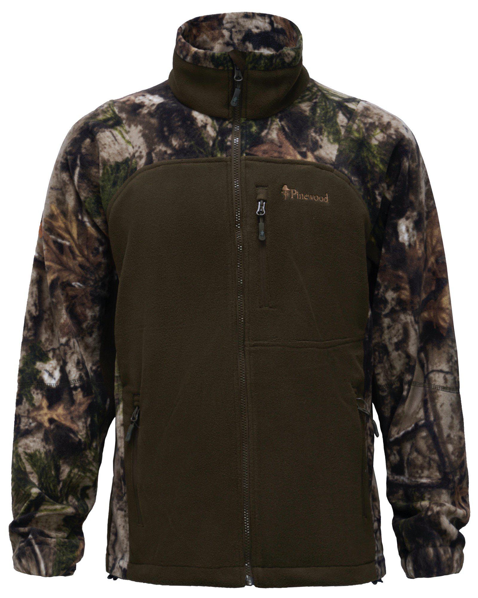 Pinewood Furudal Hunters Camou Fleecejacka Herr Atera Camou/Hunting Green L