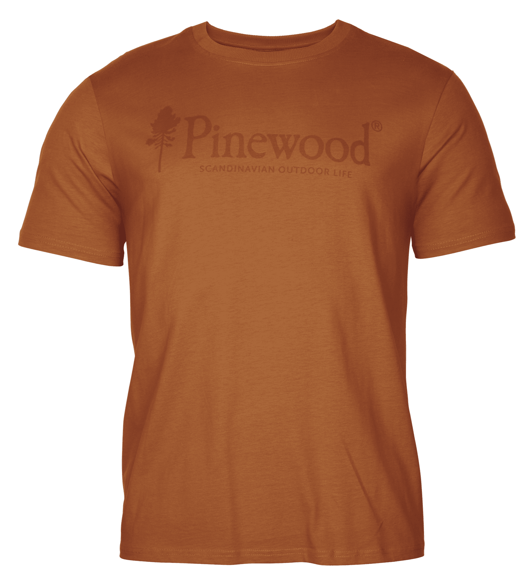Pinewood Outdoor Life T-Shirt Herr Burned Orange