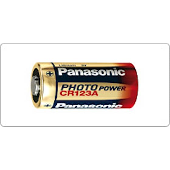 Batteri CR123 Panasonic 1-pakning