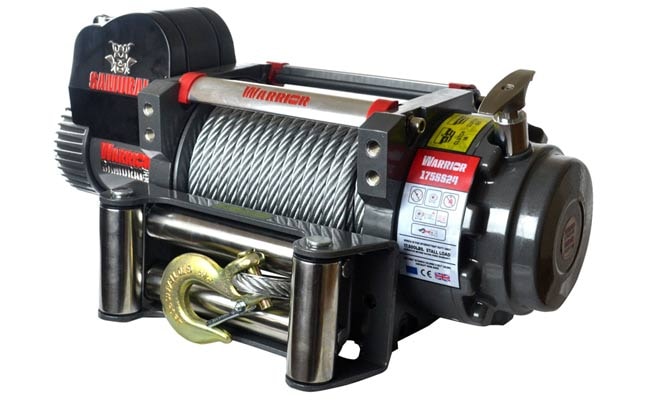Warrior Winches Vinsj Samurai 17500 lb Heavy Duty, 24V stålvaier