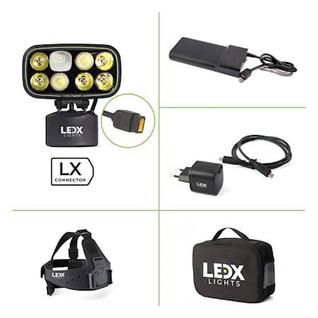 LedX Cobra 6500 X-pand Kit (LX-Contact, 106wh Batteri)