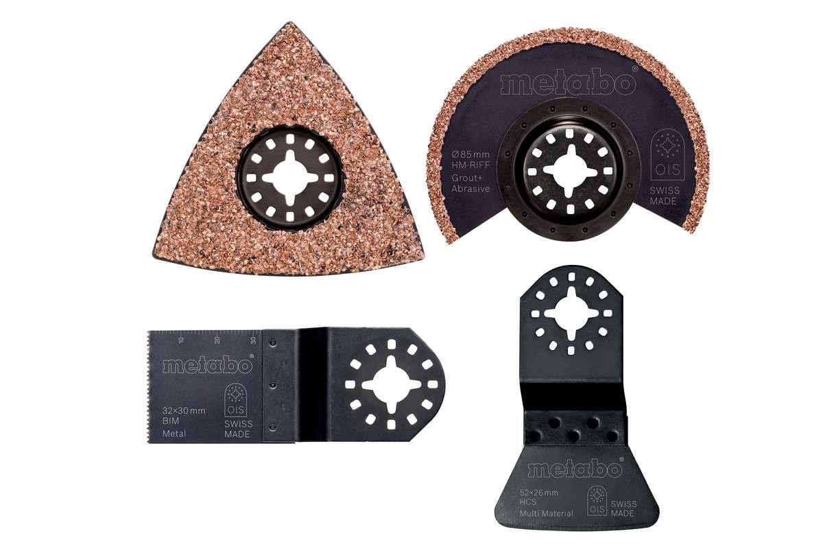 Metabo Sats för mulitverktyg passande kakelläggning 4 delar