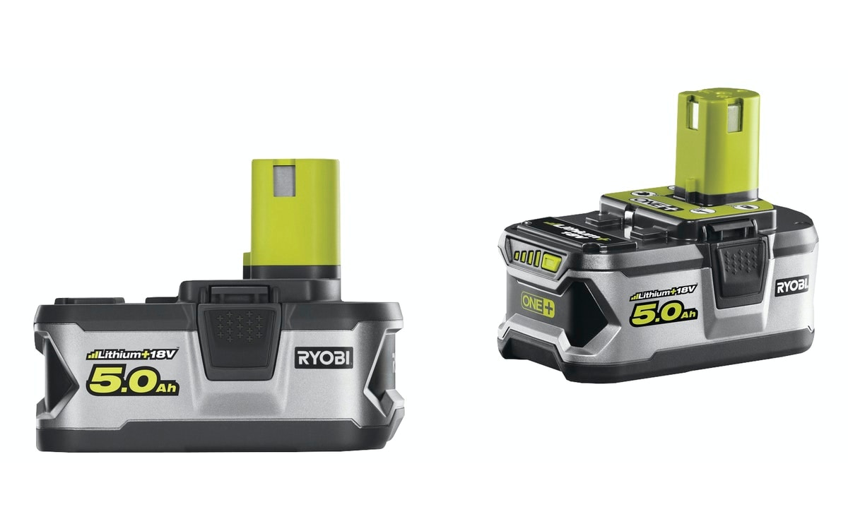 Ryobi RB18LL50 18v ONE+ 5,0Ah batterier 2-Pack