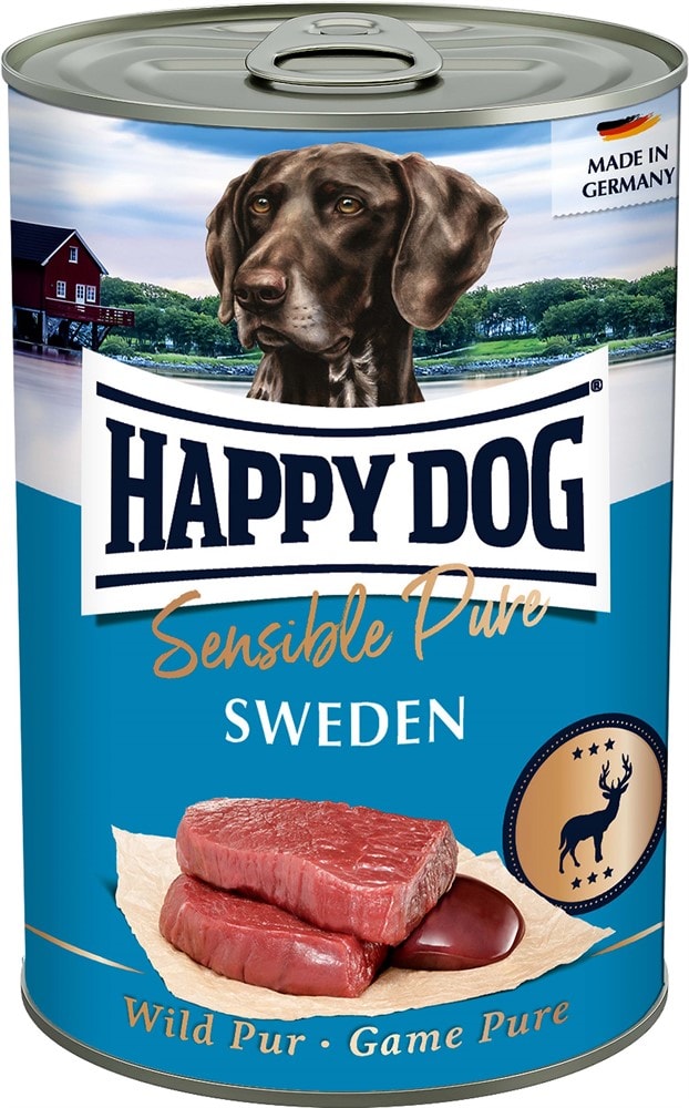 HappyDog Sensible Pure Sweden 100% vilt Konserv 400 g