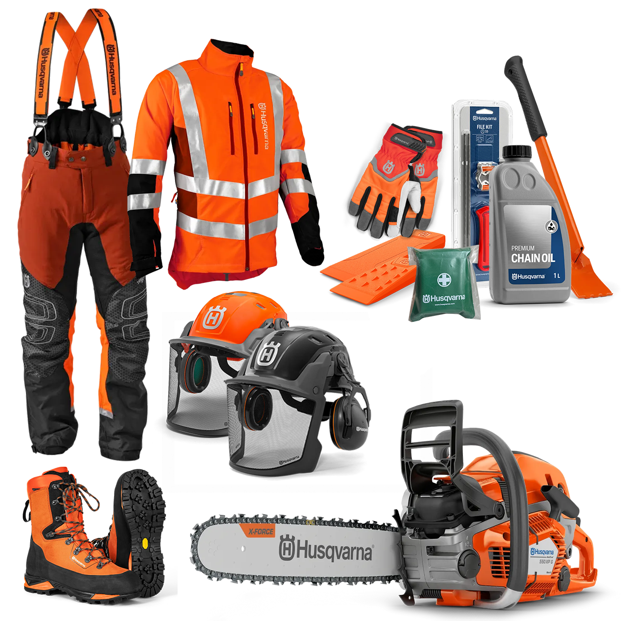 Husqvarna 550 XPG Premium pakke Motorsav kørekort