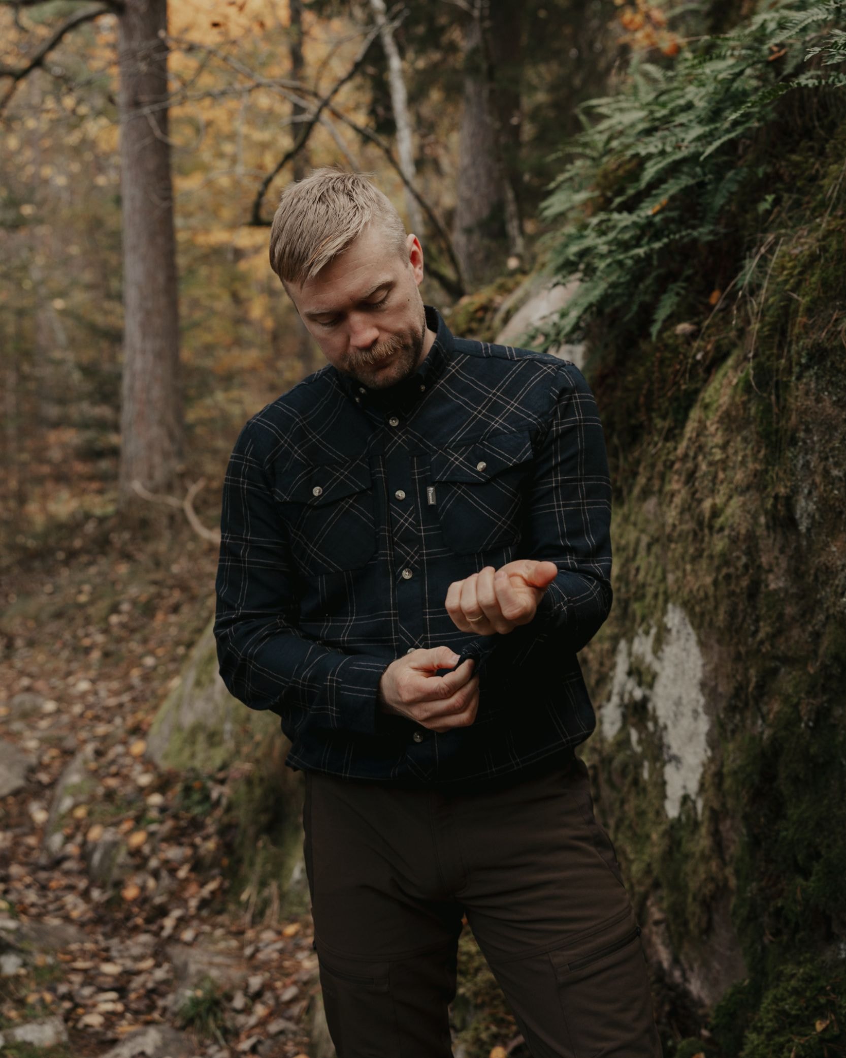 5370-394-40_Pinewood Finnveden Forest Flannel Shir