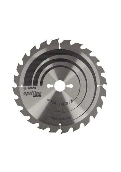 Bosch Sågklinga Optiline for Wood 254x30mm 24T