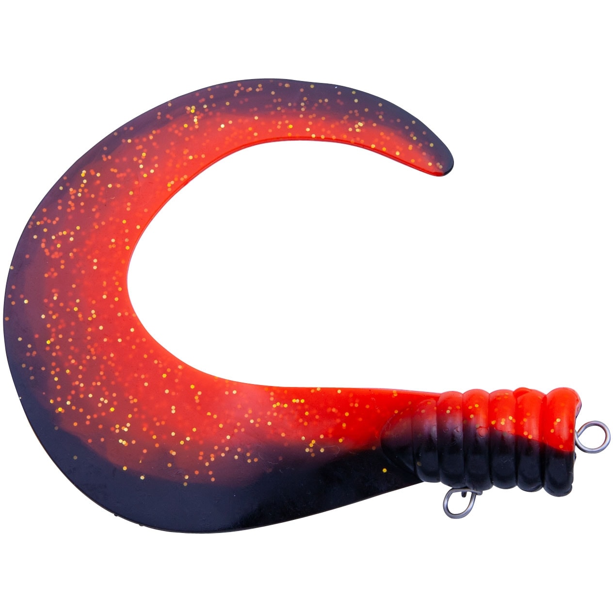 REA/Black Friday Svartzonker Big Tail Reverse Black Fluo Red 2-pack