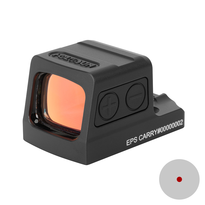 HOLOSUN EPS Carry RD-6, Red 6 MOA Dot, 7075 Aluminum, Enclosed