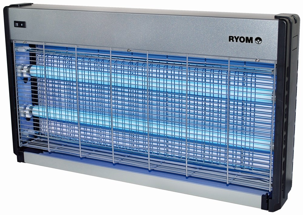 Ryom Insektenfänger Kunststoff/Aluminium 2x20W 200 m2