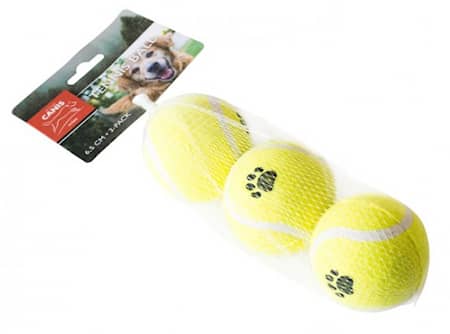 Koiran Tennispallo 6,5 cm, 3 kpl