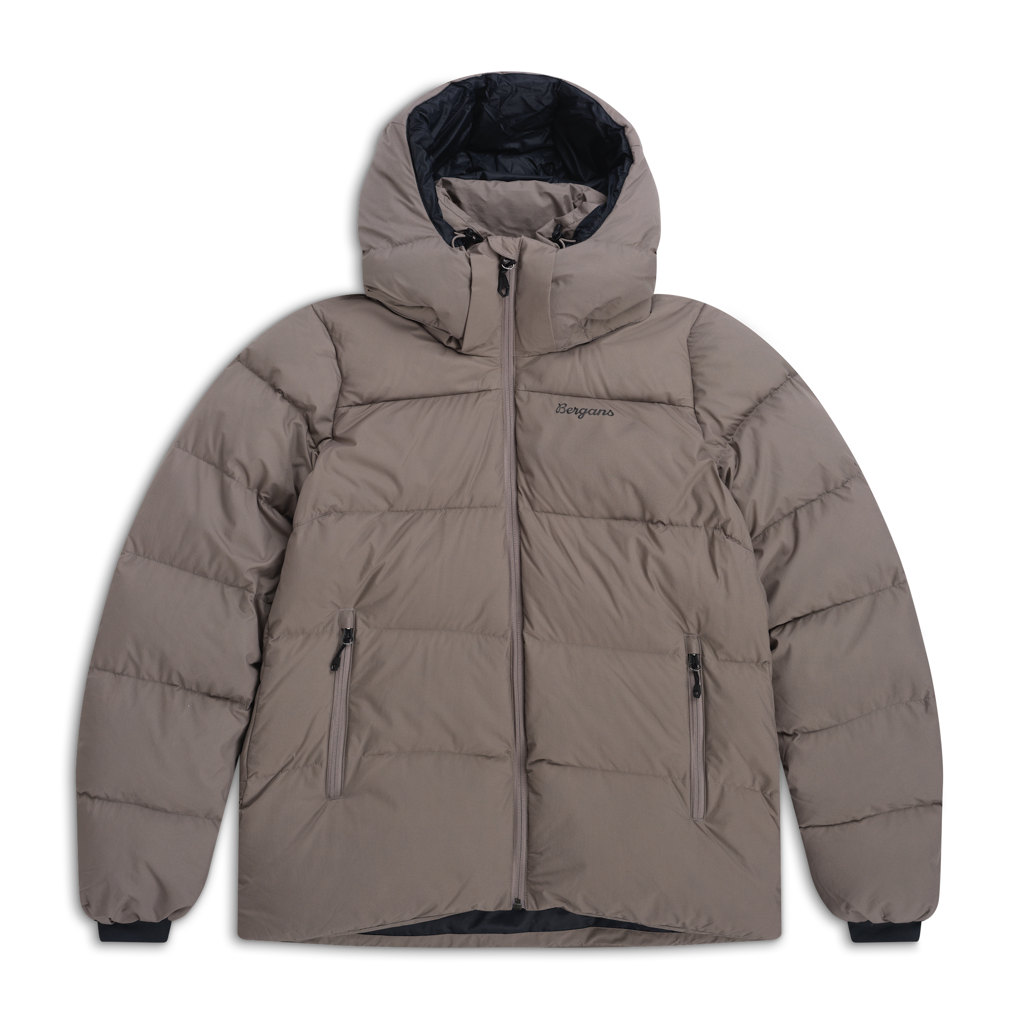 Bergans Lava Warm Down Jacket w/Hood Women Rock Taupe