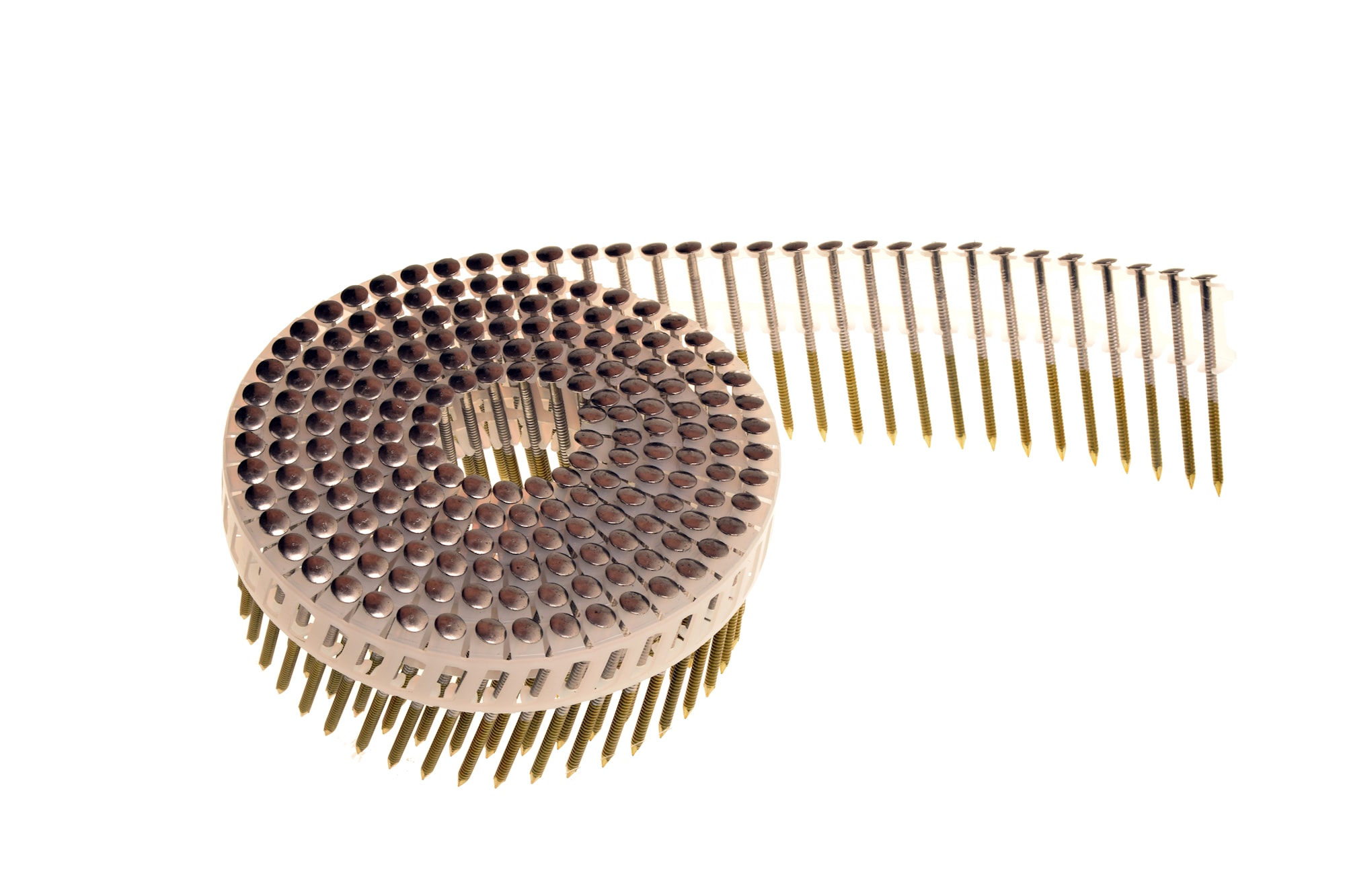 Senco Maskinspik 16° A4 AISI 316 DS Hel skalle, kullrig, plastbandad