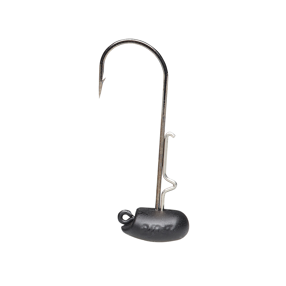 Ned Jighead Matt Black 3-pack