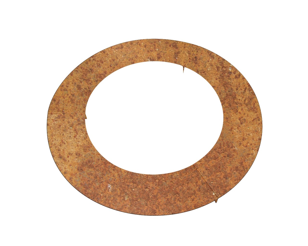 Trädring platt obehandlad rost 90 cm