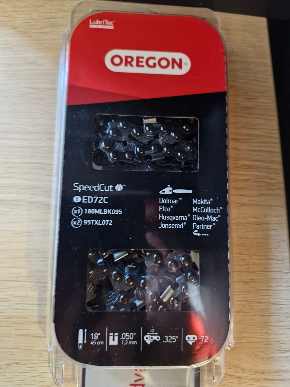 Oregon Kombi 1x 180MLBK095 + 2x 95TXL072