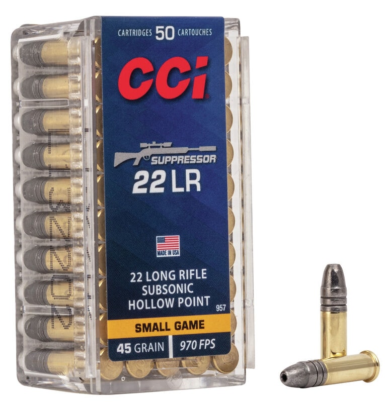 CCI Supressor Subsonic HP .22LR