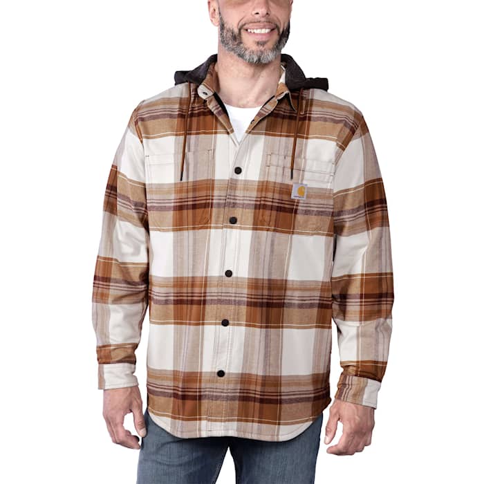 Carhartt Fodrad Flanellskjorta Jacka Herr Carhartt® Brown