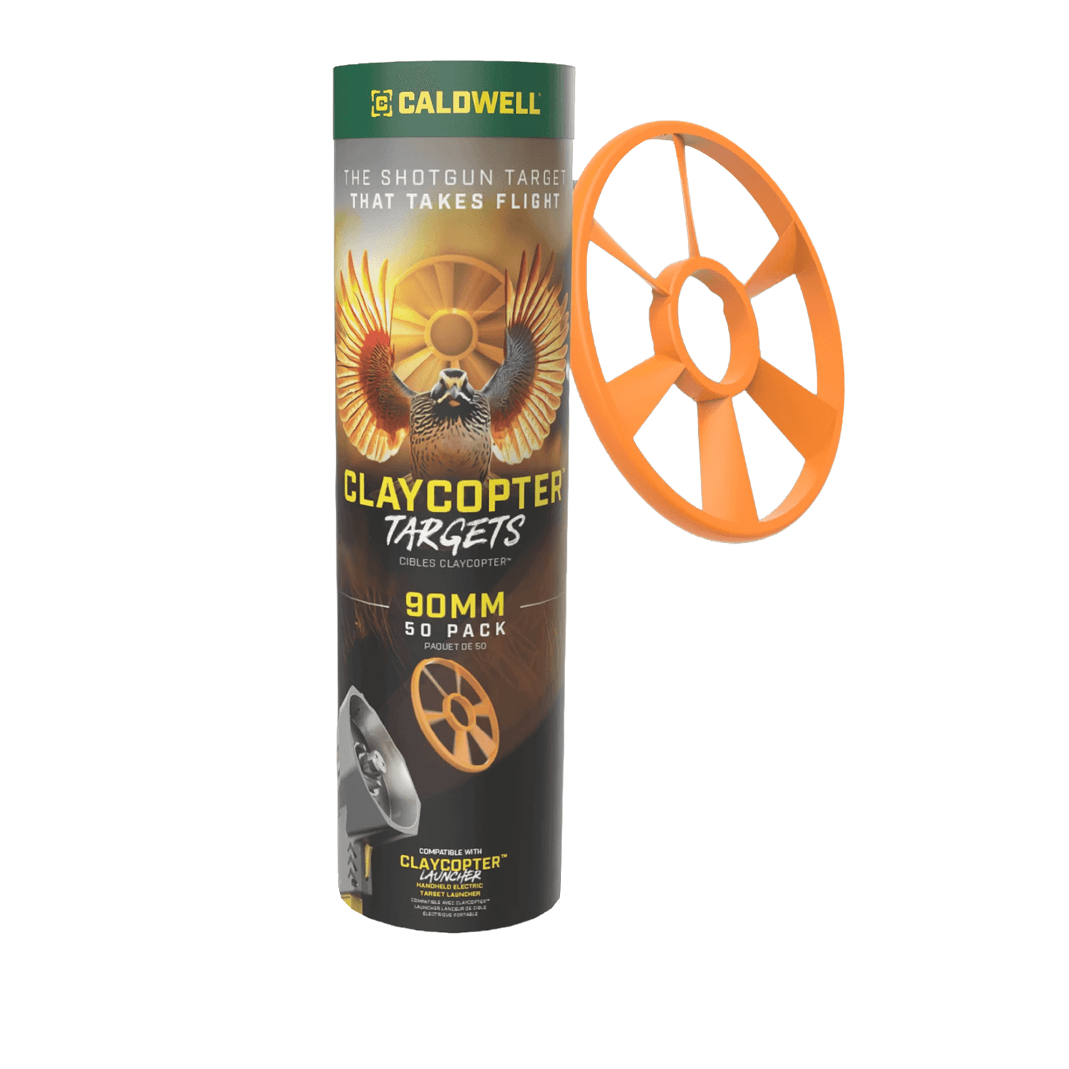Caldwell ClayCopter Savikiekot 90 mm, 50 kpl