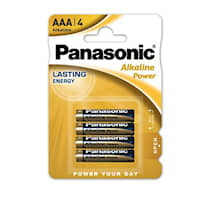 Panasonic Batteri Alkaline Power AAA