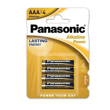 Panasonic Batteri Alkaline Power AAA