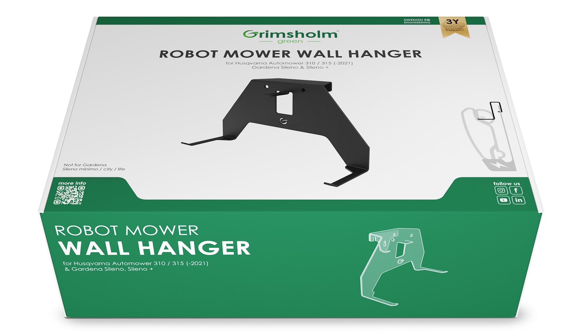 Grimsholm Wandhalterung für Husqvarna Automower (305, 310, 315, 405, 415)