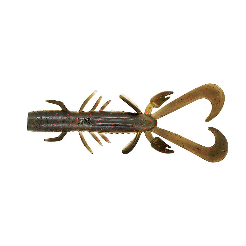Daiwa Bait Junkie Risky Critter 3" 7,6cm Mud Blood UV 6-pack
