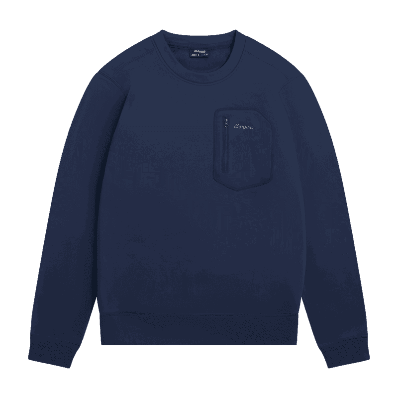 Bergans Midtli Midlayer Sweatshirt Men Navy Blue