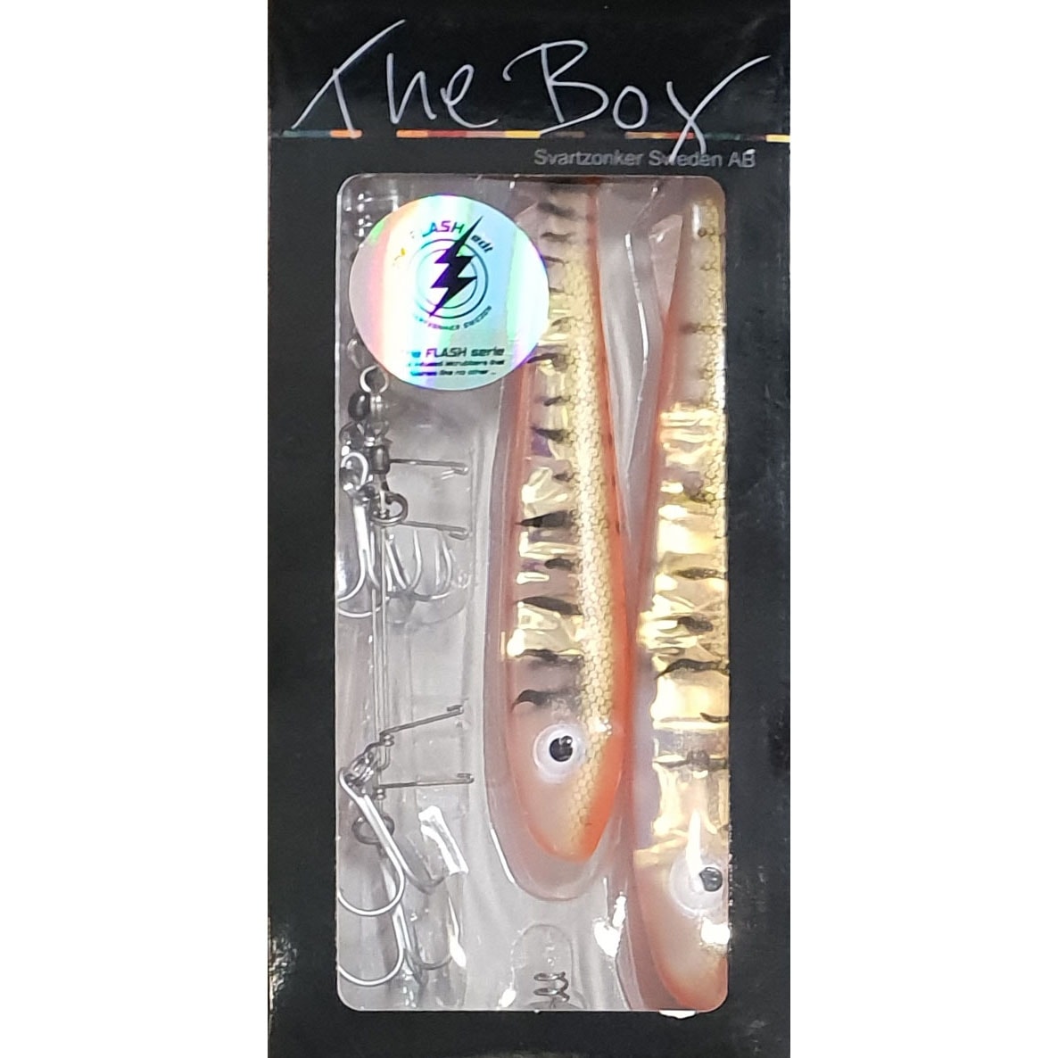 Abu Garcia Jig McRubber Flash Series The Box 17 cm/21 cm Bengal Tiger