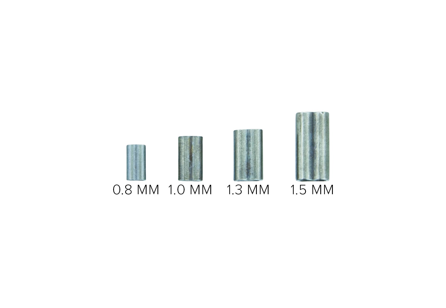 SZ Double Crimps 0,8 mm 20-pack