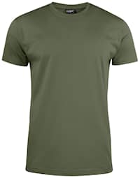 Clique T-shirt Herr Militärgrön