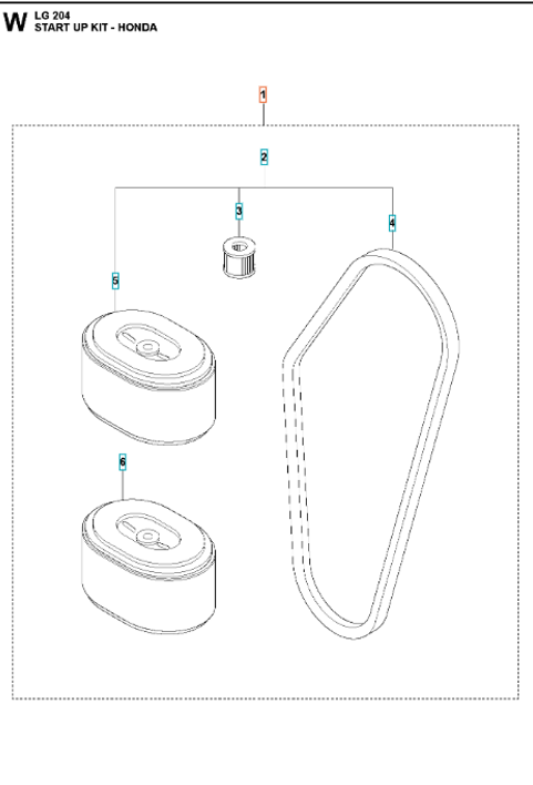 Husqvarna Servicekit LG 204