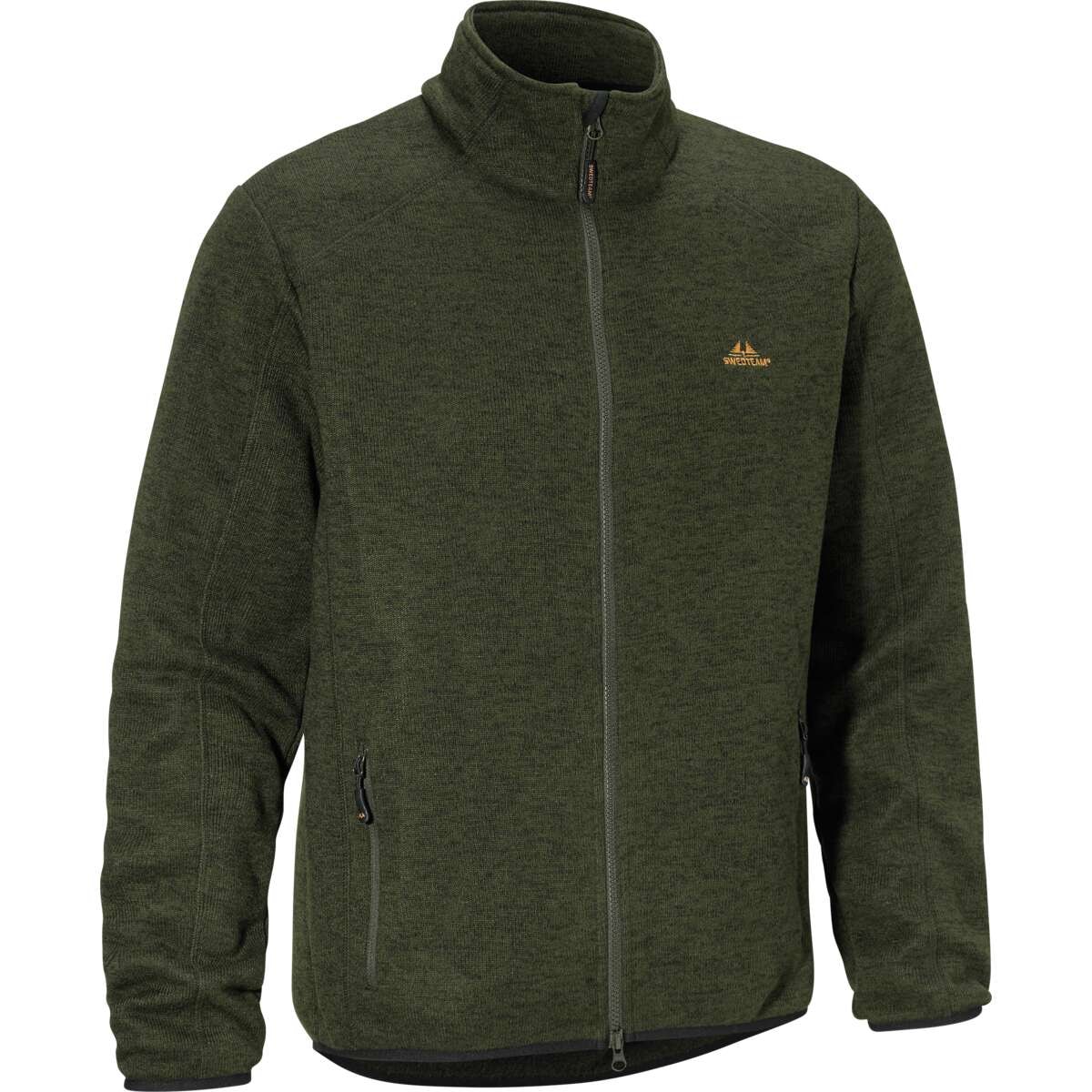 Swedteam Josh Classic Sweater Full-zip Loden Green