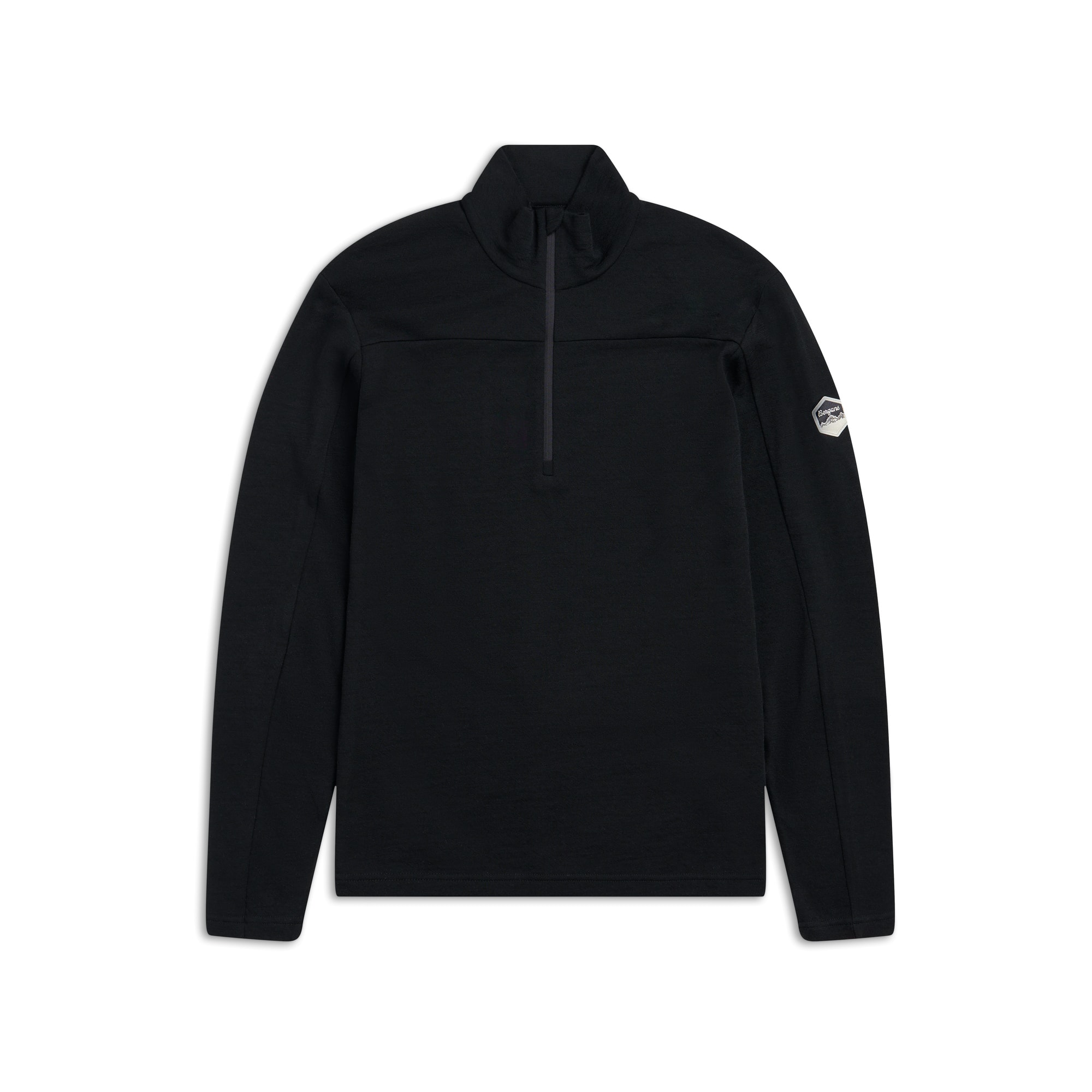 Bergans Inner:Dual Merino Half-Zip Aluspaita Miehet Black