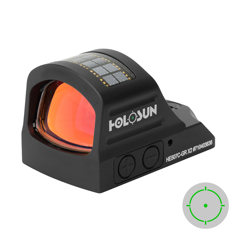 HOLOSUN HE507C GR-X2, Green Circle Dot/Solar Panel