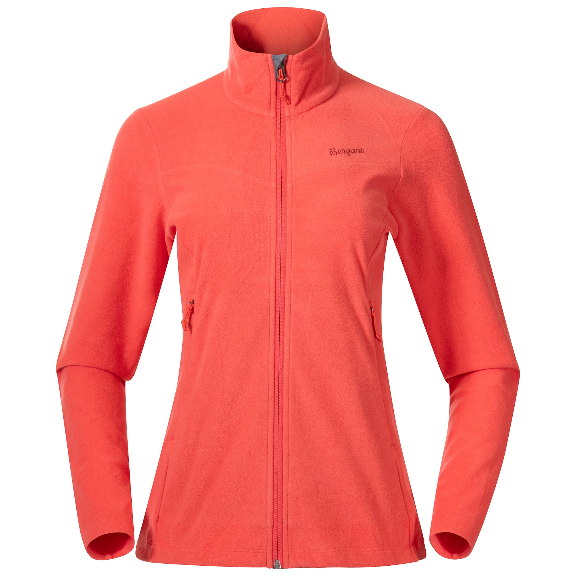 Bergans Finnsnes Fleecejacka Dam Peachy Red