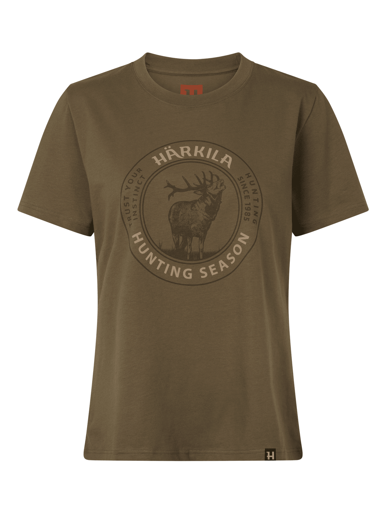 Härkila Stag Badge S/S T-shirt Women Beech