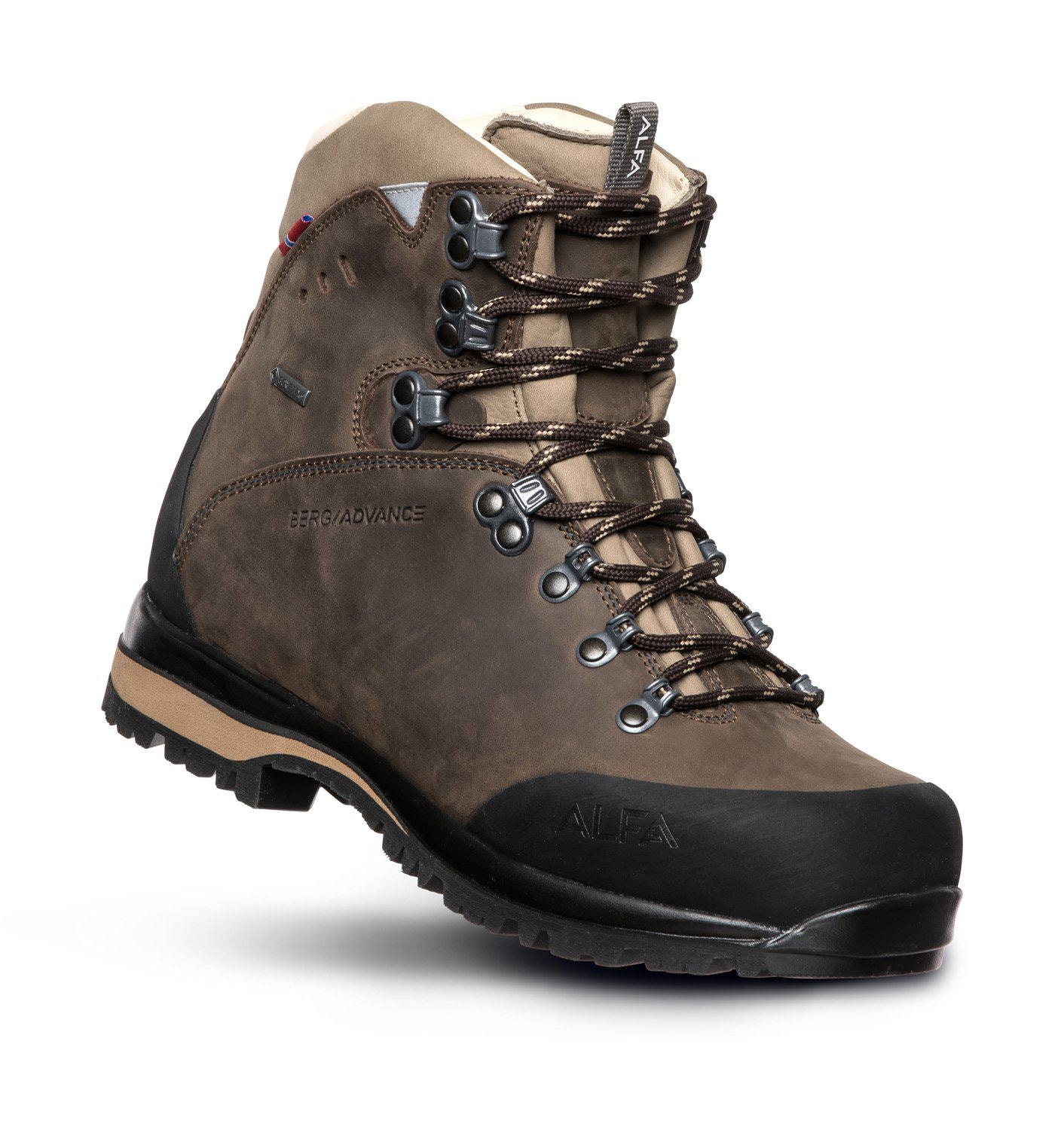 Alfa Berg Advance GTX W Classic Brown 38 - Vattentät vandringskänga med Gore-Tex