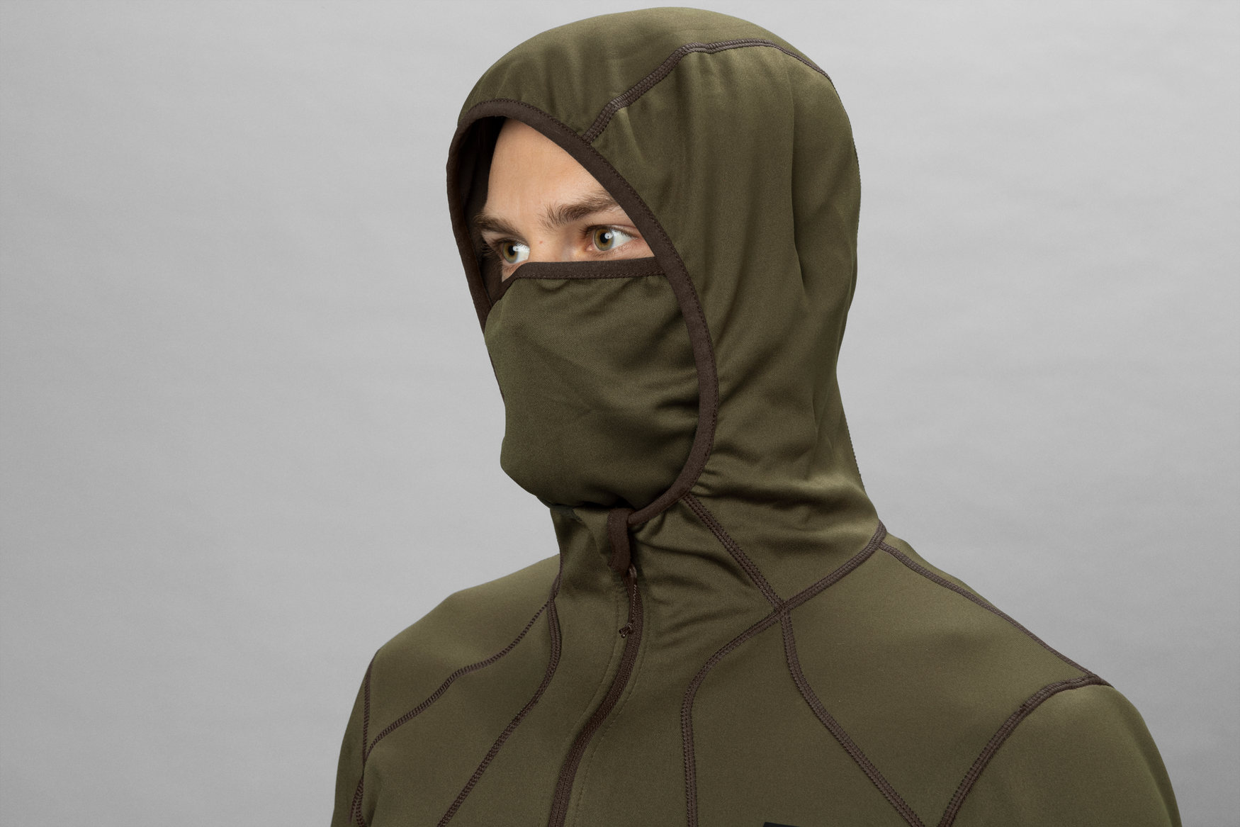 Deer Stalker Full-Zip Fleece Hoodie Willow green 2