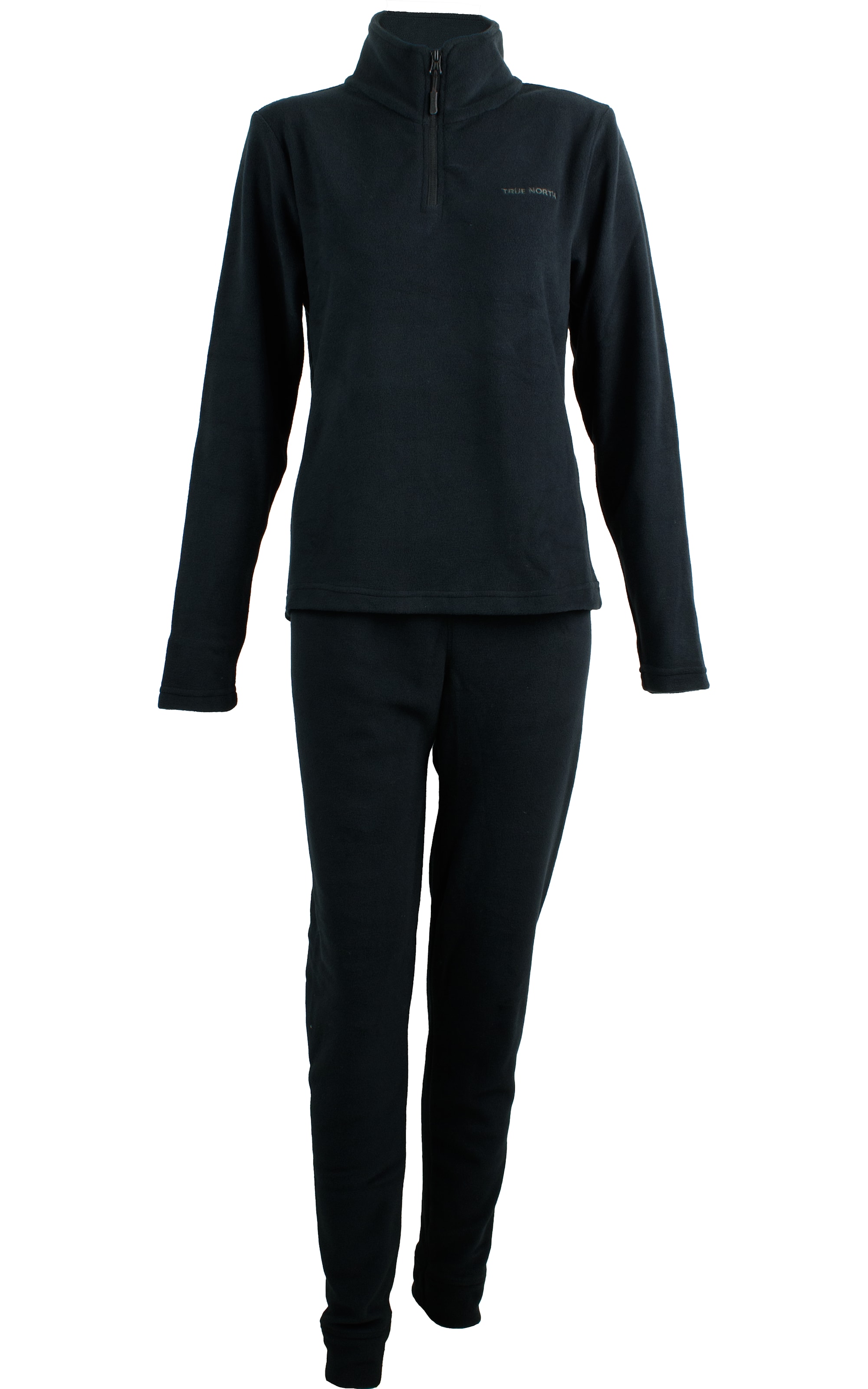 True North Naisten Fleece-setti Musta