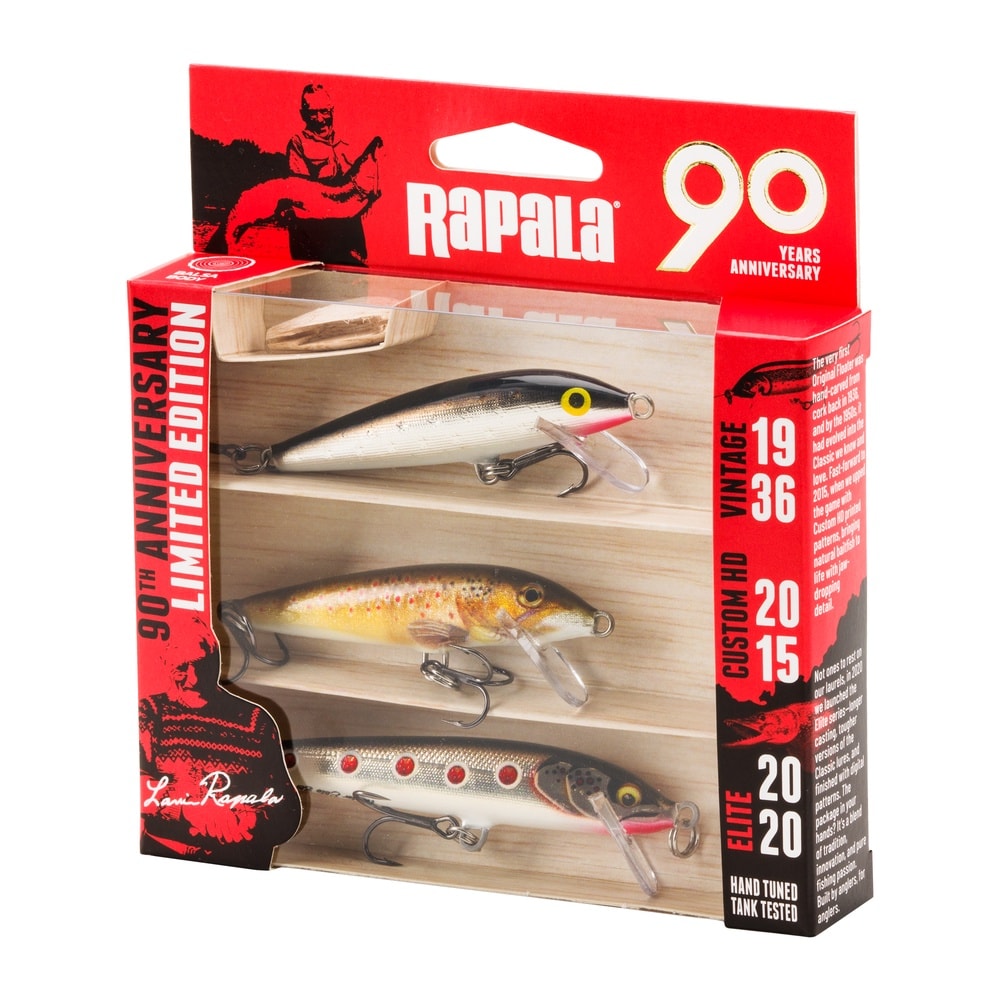 Rapala 90 Years Floater Small Naturistic 3-pack