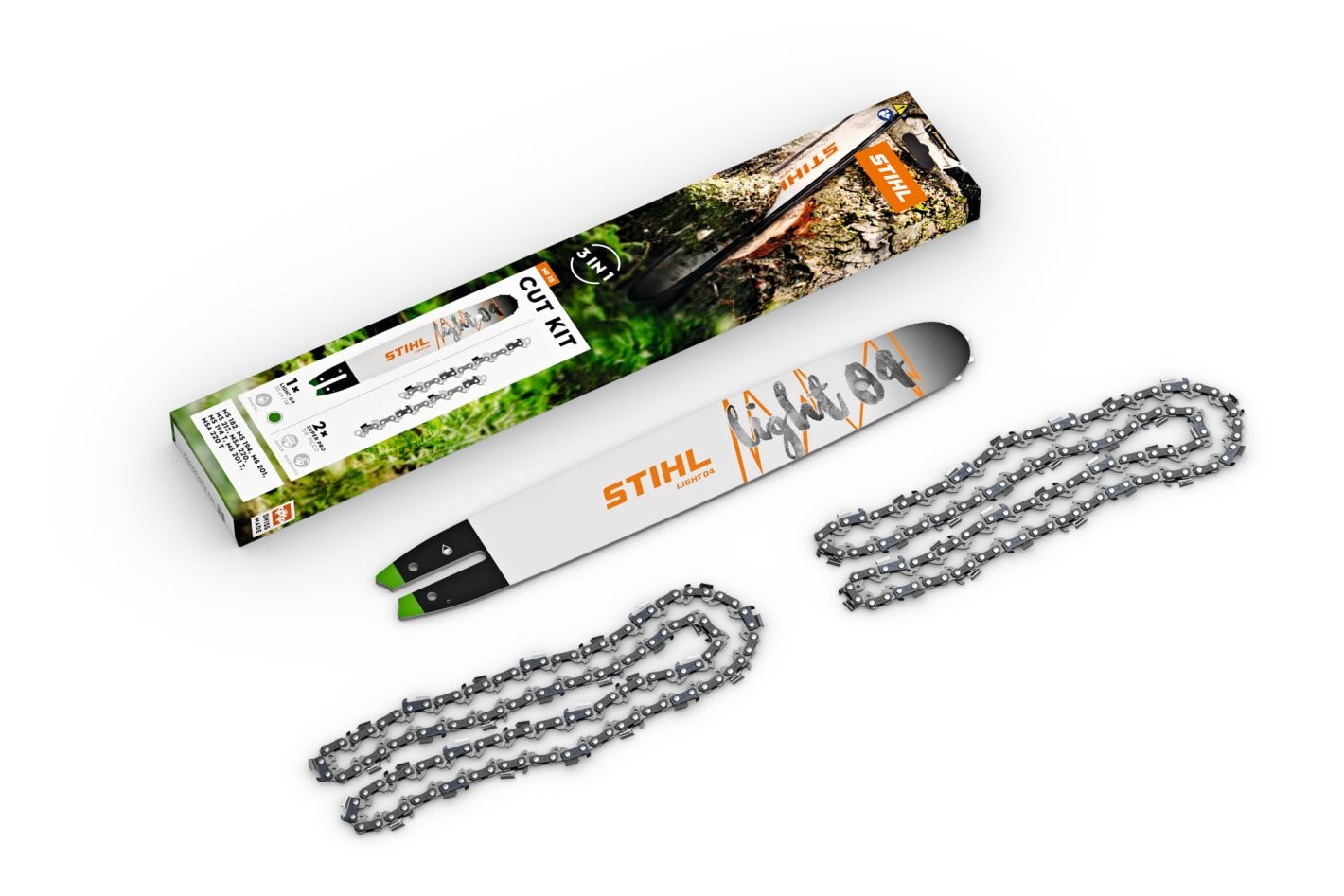 Stihl PS3 14" 3/8"P 1,1 mm Svärd- & Kedjepaket