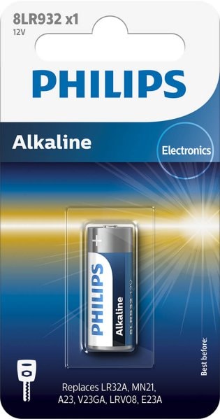 Philips Batteri Alkaline 23A 12V/8LR932/LRV08