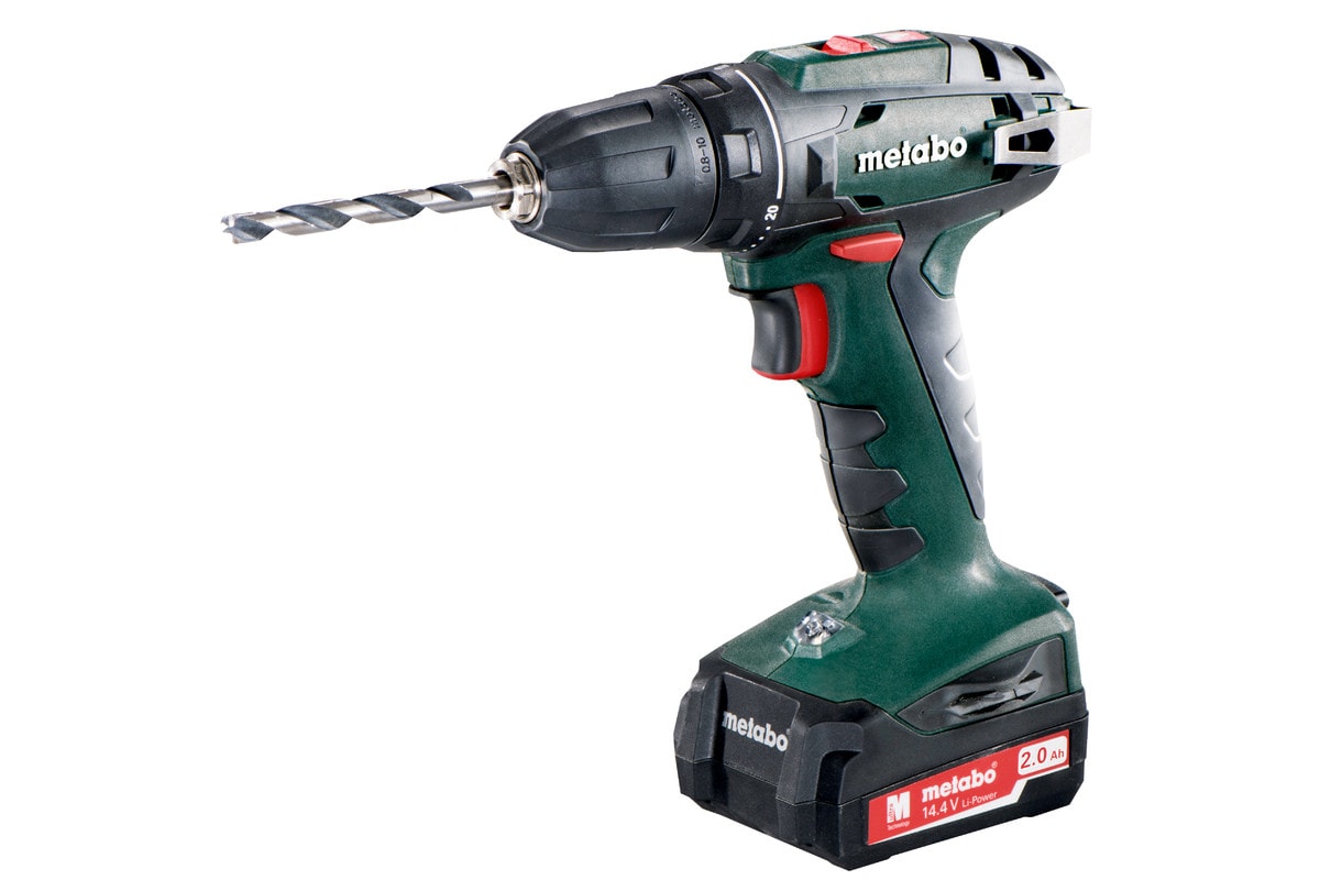 Metabo Skruvdragare BS 14.4 med 2x2Ah batterier & laddare