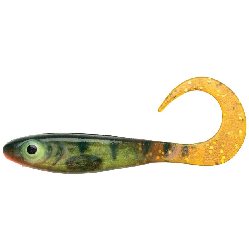 Svartzonker McPerch Curly 8 cm Motoroil Perch -