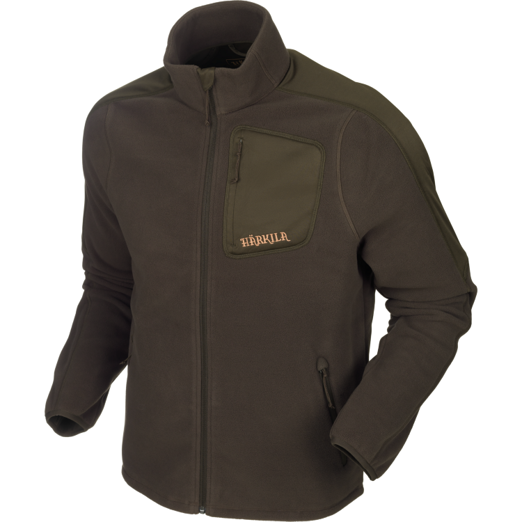 Härkila Venjan Fleece Jacka Shadow Brown/Willow Green