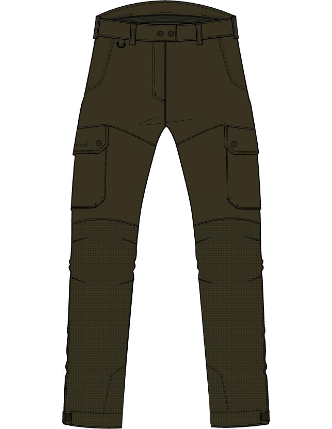 Pinewood Småland Forest Fodrade Byxor Dam Suede Brown