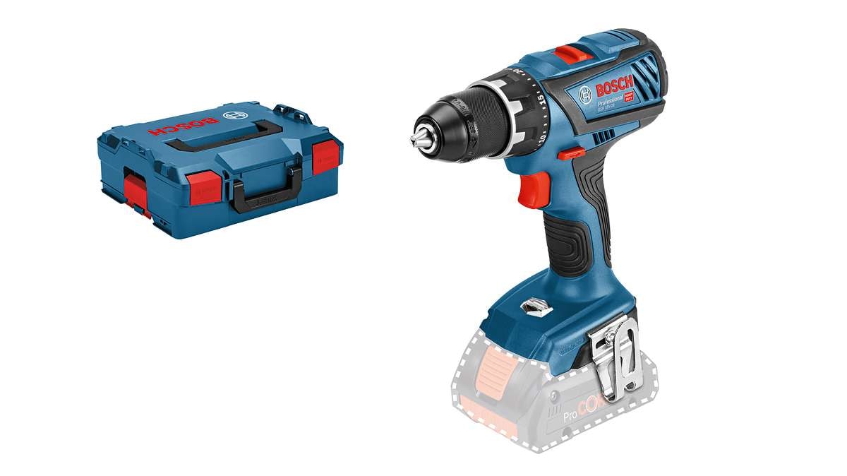 Bosch Borrskruvdragare GSR 18V-28 utan batteri & laddare i L-BOXX